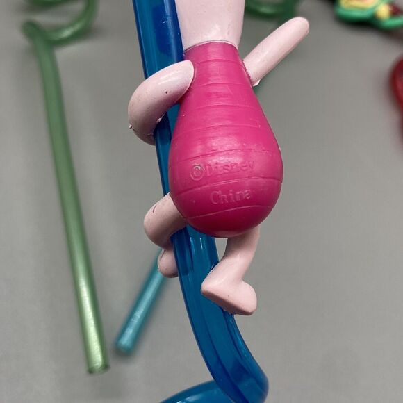 Vintage Crazy Twisty Straws Lot of 5 Disney Warner Bros Applause 90s Rugrats - Picture 8 of 16